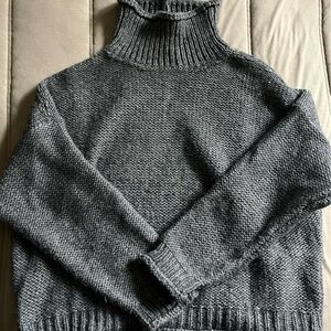Anthropologie Roll Neck Knit Sweater